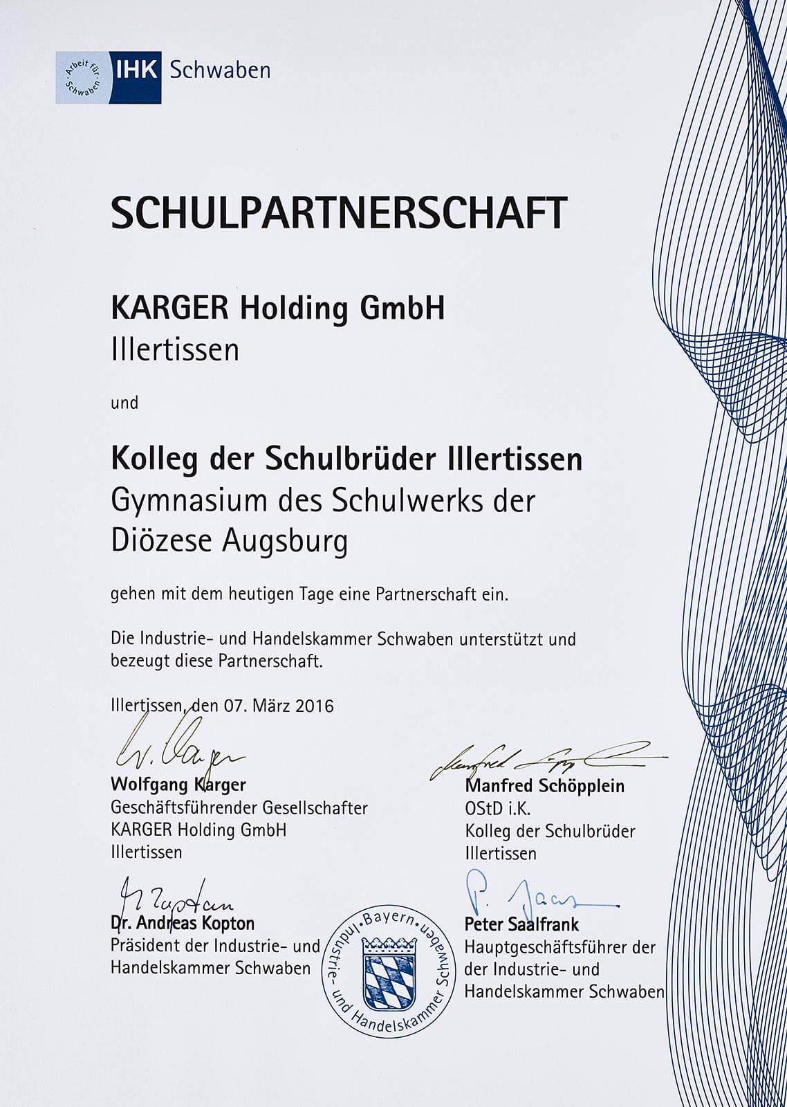 SCHULPARTNERSCHAFT